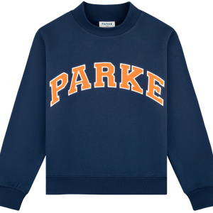 Parke Back to School Varsity Denim Sweatshirt